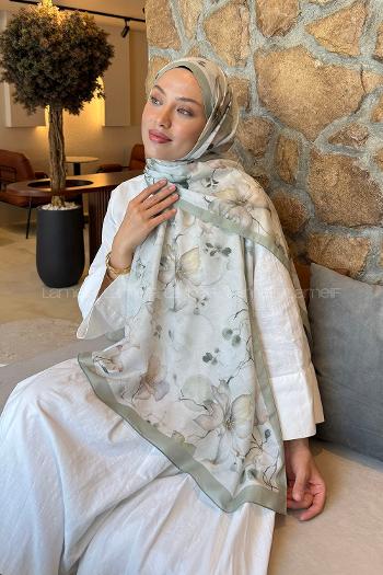 Lamelif Manolya Desen Lara Soft Şal Adaçayı