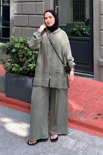 Lamelif Salaş Kesim Modal Spor İkili Takım Haki