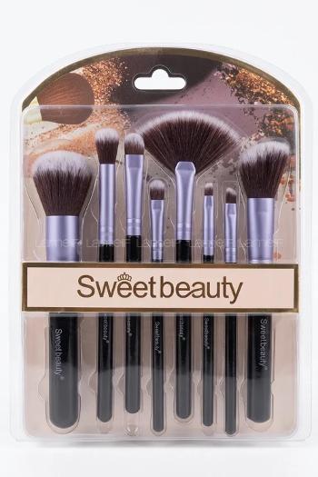 Lamelif Sweet Beauty 8 li Makyaj Fırçası Set