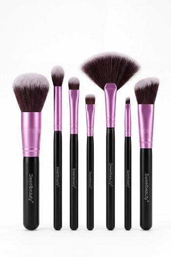 Lamelif Sweet Beauty 8 li Makyaj Fırçası Set