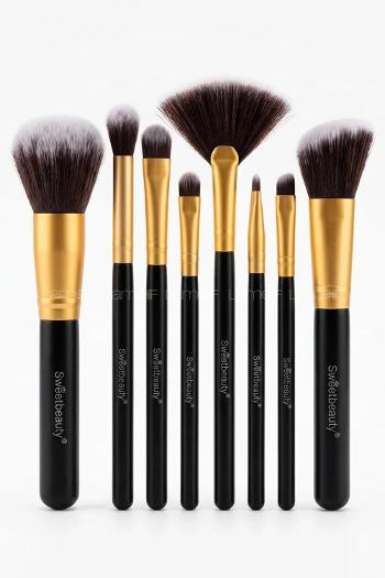 Lamelif Sweet Beauty 8 li Makyaj Fırçası Set