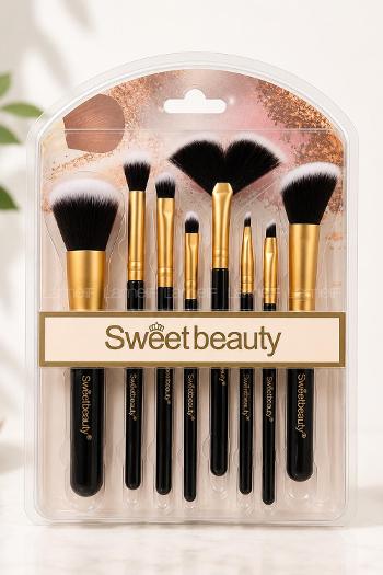Lamelif Sweet Beauty 8 li Makyaj Fırçası Set