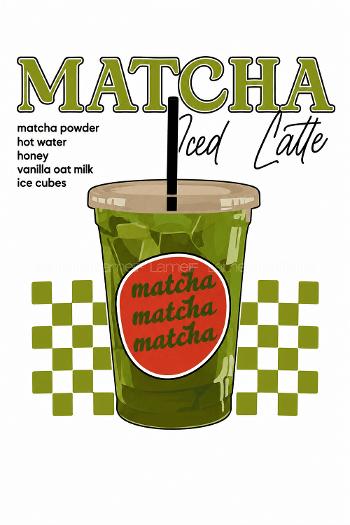 Lamelif Basic Oversize Matcha Baskılı Bluz Beyaz