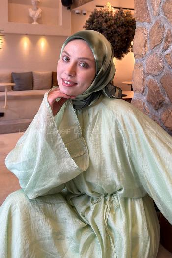 Lamelif Batik Desen Soft Eşarp Adaçayı