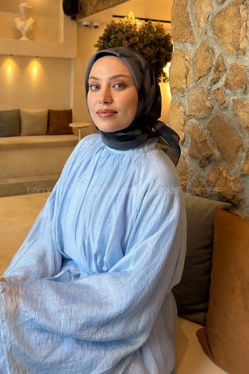 Black Cotton Fabric Striped Straight Printed Scarf
