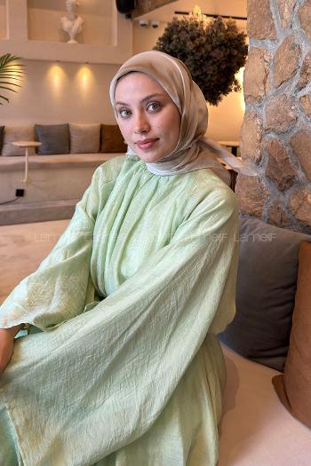 Stone Cotton Fabric Striped Straight Printed Scarf
