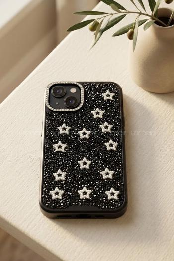Lamelif iPhone 13/14 Savaroski Elmas Taşlı Telefon Kılıfı