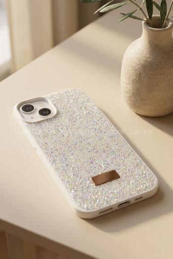 Lamelif iPhone 13/14 Swarovski Taşlı Telefon Kılıfı