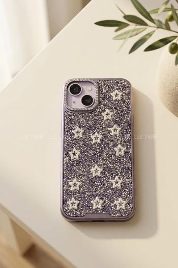 Lamelif iPhone 15 Savaroski Elmas Taşlı Telefon Kılıfı