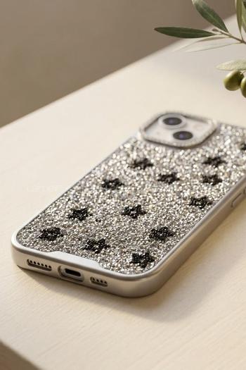 Lamelif iPhone 15 Savaroski Elmas Taşlı Telefon Kılıfı