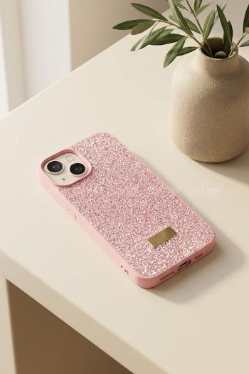 Lamelif iPhone 15 Swarovski Taşlı Telefon Kılıfı