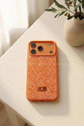 Lamelif iPhone 17 Pro max Swarovski Taşlı Telefon Kılıfı