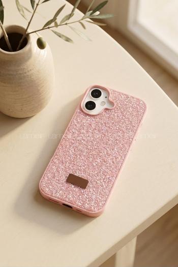 Lamelif iPhone 17 Swarovski Taşlı Telefon Kılıfı