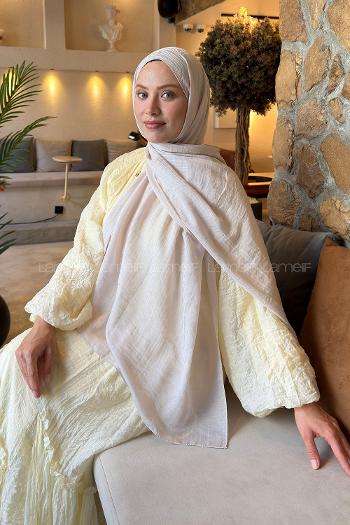 Stone Cotton Fabric Printed Shawl