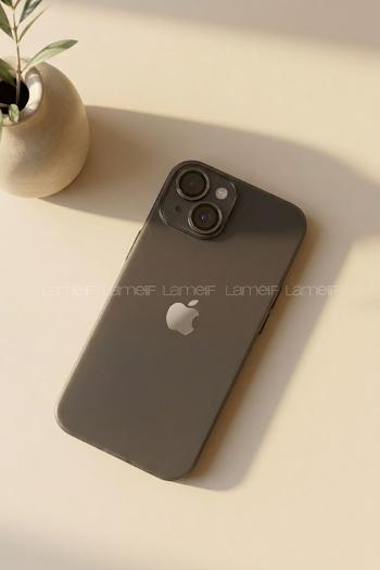 Lamelif İphone 15 Mat Kendinden Lensli Telefon Kılıfı