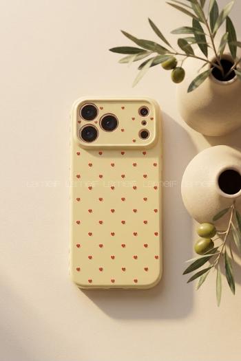 Lamelif İphone 17 Pro Max Kalpli Telefon Kılıfı