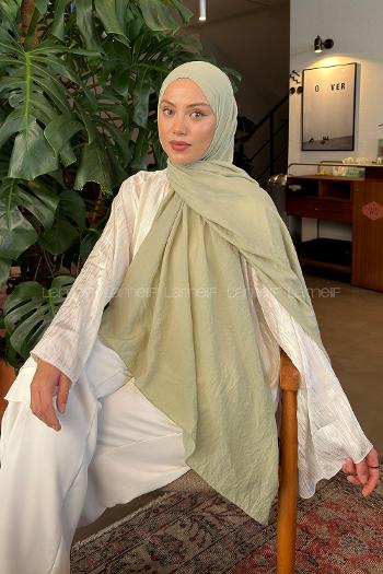 Lamelif Rami Şal Açık Yeşil