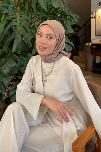 Lamelif Bambu Eşarp Karamel