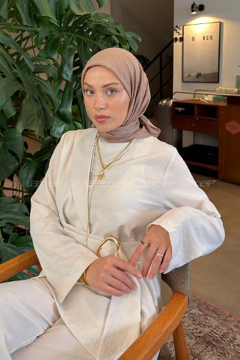 Lamelif Bambu Eşarp Karamel