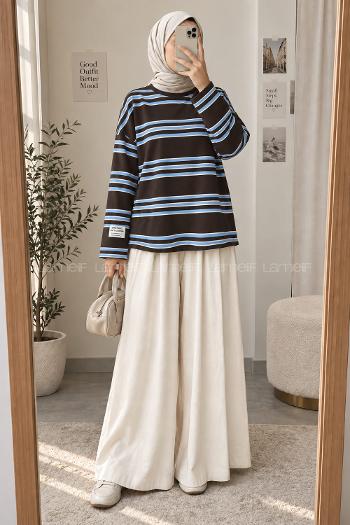 Bitter Brown Crew Neck Long Arm Sweatshirt