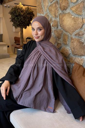 Lamelif Rami Şal Koyu Leylak