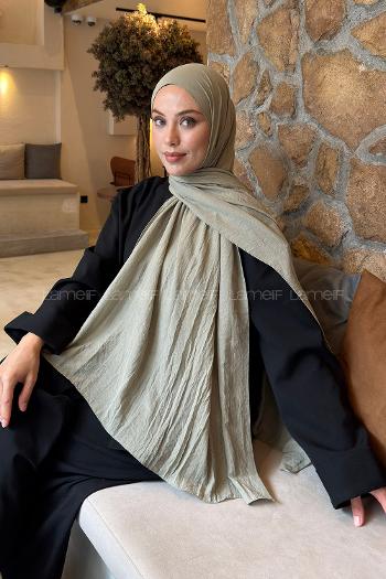 Lamelif Rami Şal Soft Yeşil