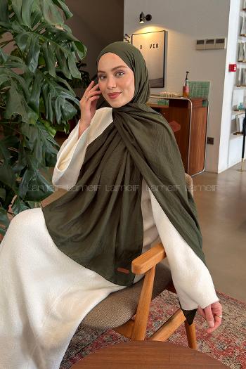 Lamelif Rami Şal Yaprak Yeşili