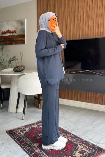 Lamelif Basıc Biyeli İkili Takım Füme