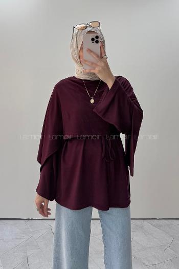Plum Crew Neck Cotton Oysho Tunic