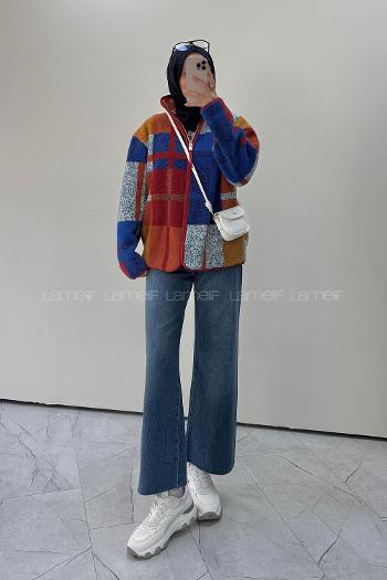 Very Colorful-en Neckband Long Arm Sweatshirt