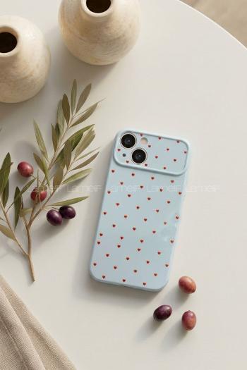 Lamelif İphone 13/14 Kalpli Telefon Kılıfı