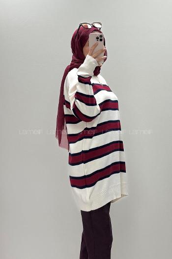 Ecru Crew Neck Long Arm Jumper