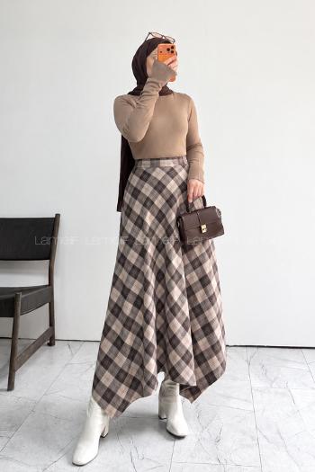 Dark Mink Neckband Long Arm Jumper