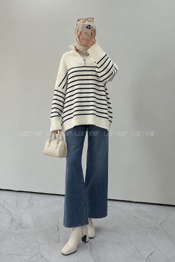 White Turtle Neck Long Arm Jumper