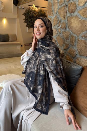 Lamelif Lotus Desen Bambu Şal Soft Yeşil