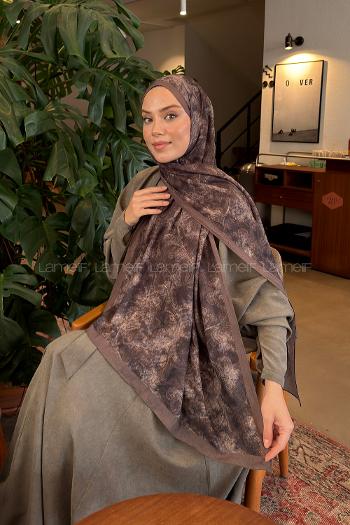 Lamelif Sarmaşık Desen Bambu Şal Adaçayı