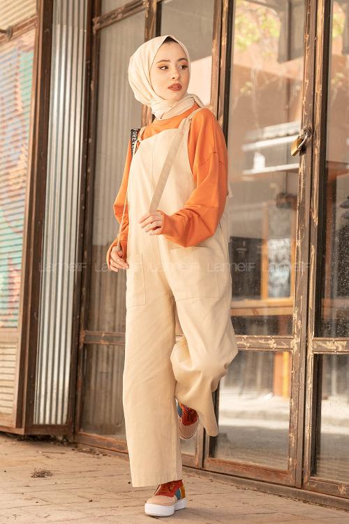 Modalamelif Bol Paça Tulum Bej