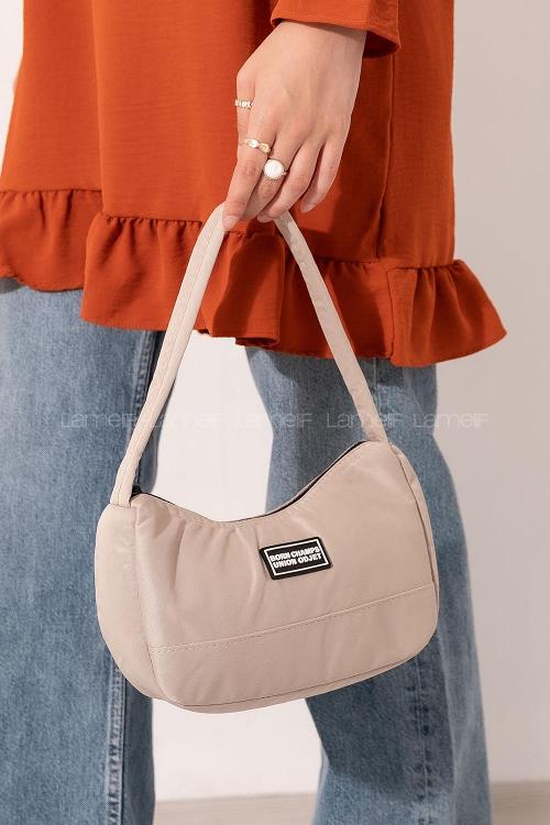 Lamelif Baguette El Ve Omuz Çanta Taş