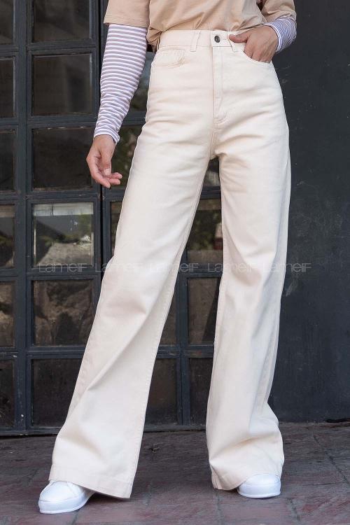 Stone Denim Normal Waist Denim Pants