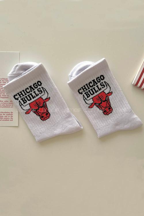 Lamelif Chıcago Bulls Kolej Çorap
