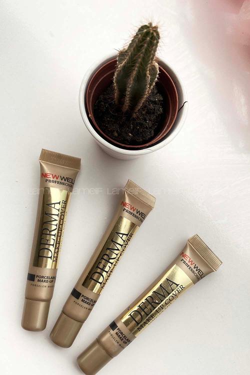 Lamelif NewWell Derma Porcelain Yoğun Kapatıcı Fondöten 03