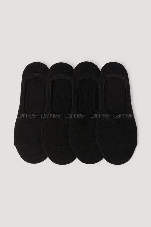 Lamelif 4lü Set Kadın Babet Çorap