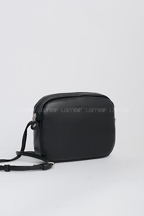 Lamelif Mini Urban Çapraz Askılı Çanta Siyah