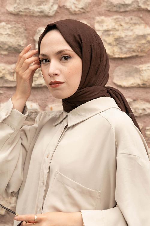 Lamelif Bambu Şal Acı Kahve