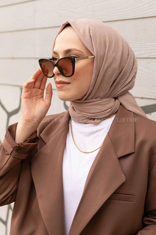 Lamelif Bambu Şal Vizon