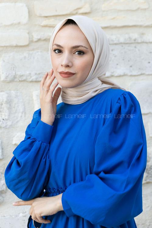 Lamelif Keten Eşarp Taş