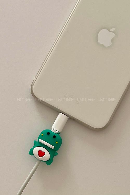 Lamelif Yeşil Sevimli Canavar Kablo Koruyucu