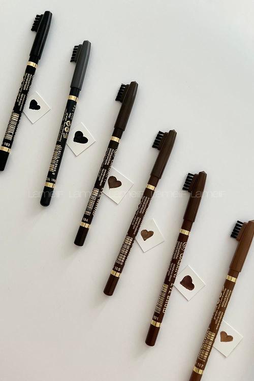 Plaid Brown Eyebrow Lash Care