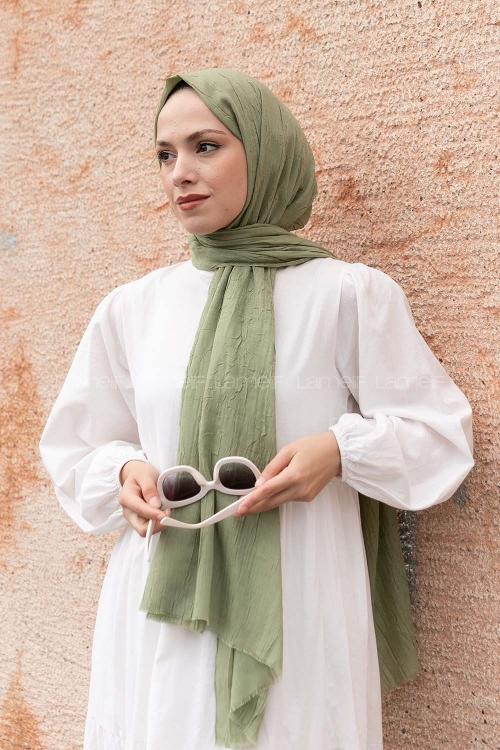 Lamelif Bambu Şal Çağla Yeşil