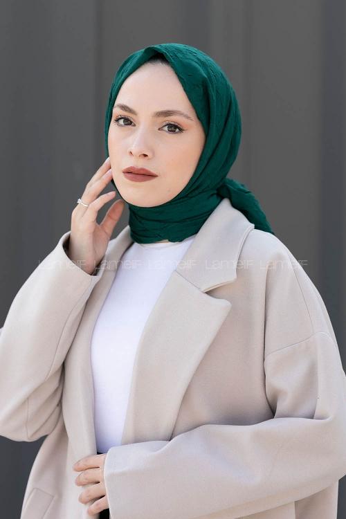 Lamelif Bambu Şal Zümrüt